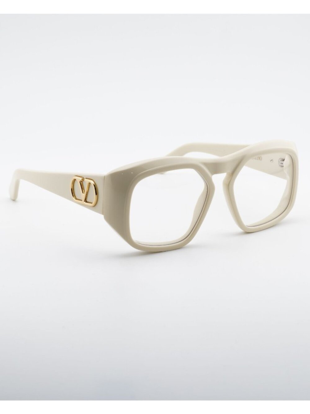Valentino VLX-179C Square Eyeglasses - White/Gold 55mm